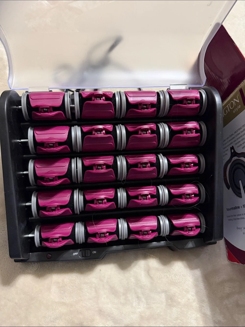 Remington heated clip rollers